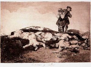 Francisco de Goya - Enterrar y Callar, 1910-14