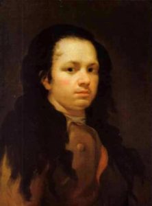 Francisco de Goya - A self-portrait of the Artist, 1771-75