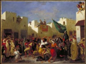 Eugène Delacroix - Fanatics of Tangier, 1838