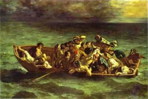 Eugène Delacroix - The Shipwreck of Don Juan, 1840