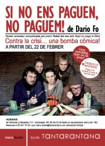 Si no ens paguen, no paguem! L'Enjòlit Theatre