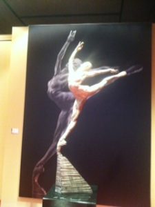 Richard MacDonald's sculptures at MEAM. The photo was taken by Alx Phillips.