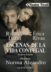 Ricardo Darín and Érica Rivas in Escenas de la vida conyugal (Scenes from a Marriage) by Ingmar Bergman