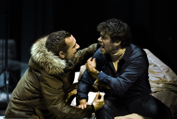 Pablo Derqui and Ivan Benet in L'ànec salvatge (The Wild Duck) based on the play by Henrik Ibsen. Photo © Ros Ribas.